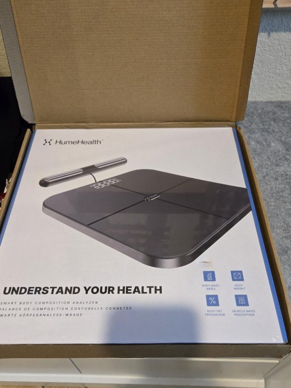 Hume Health The Body Pod Composition Analyzer Scale.